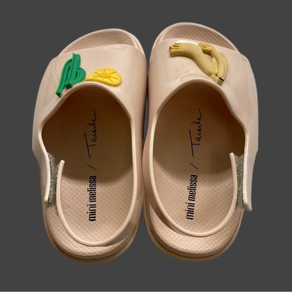 Mini Melissa Cloud Sandal + Tarsila do Amaral BB Light Pink, size 10